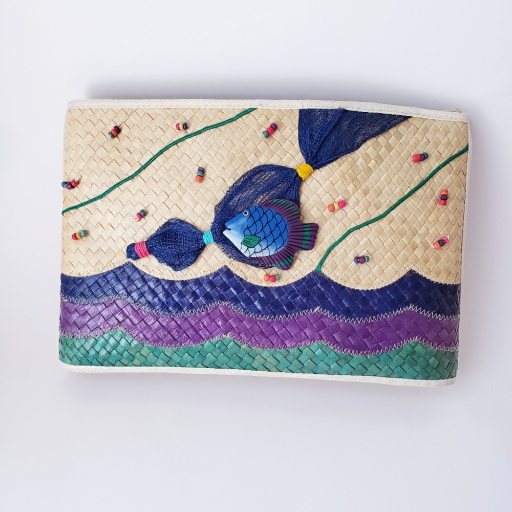 Vintage Fish Ocean Theme Handbag